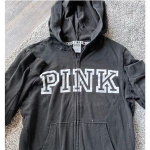 pink zip up